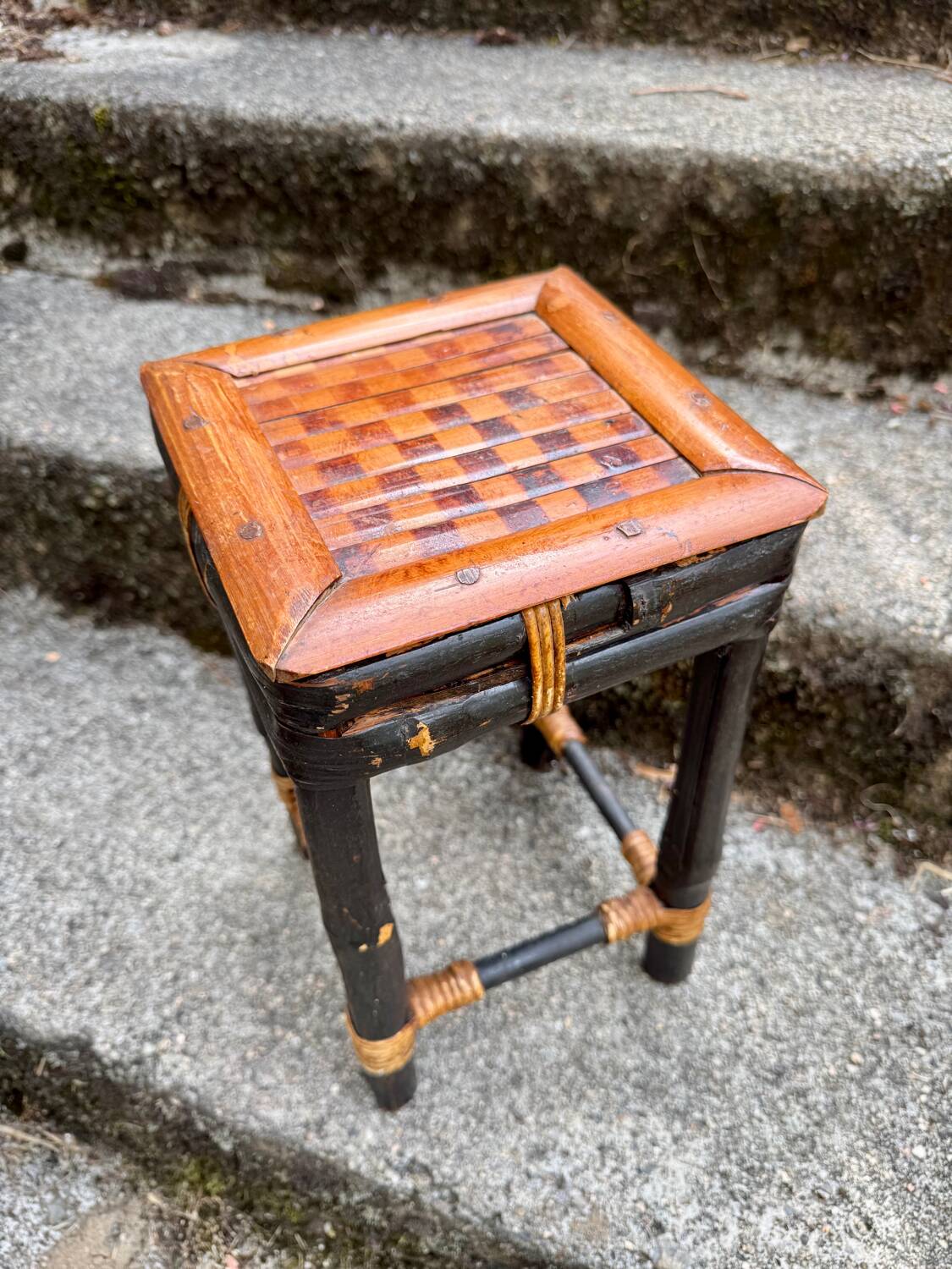 Vintage 50s/70s Stool/Side Table