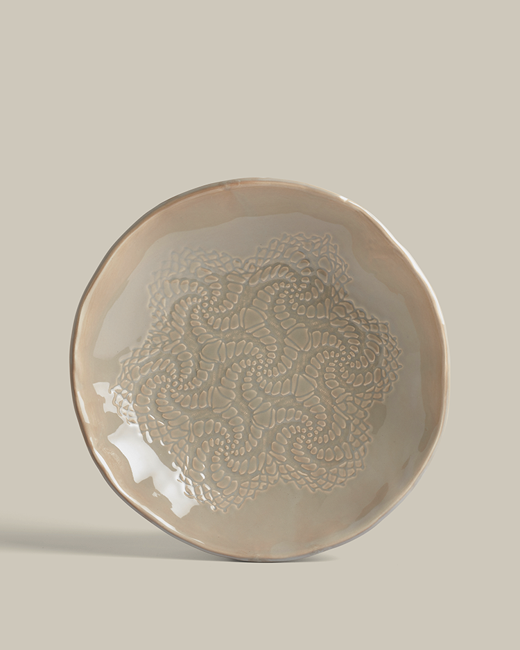 Brilliant greige malt - Salad bowl