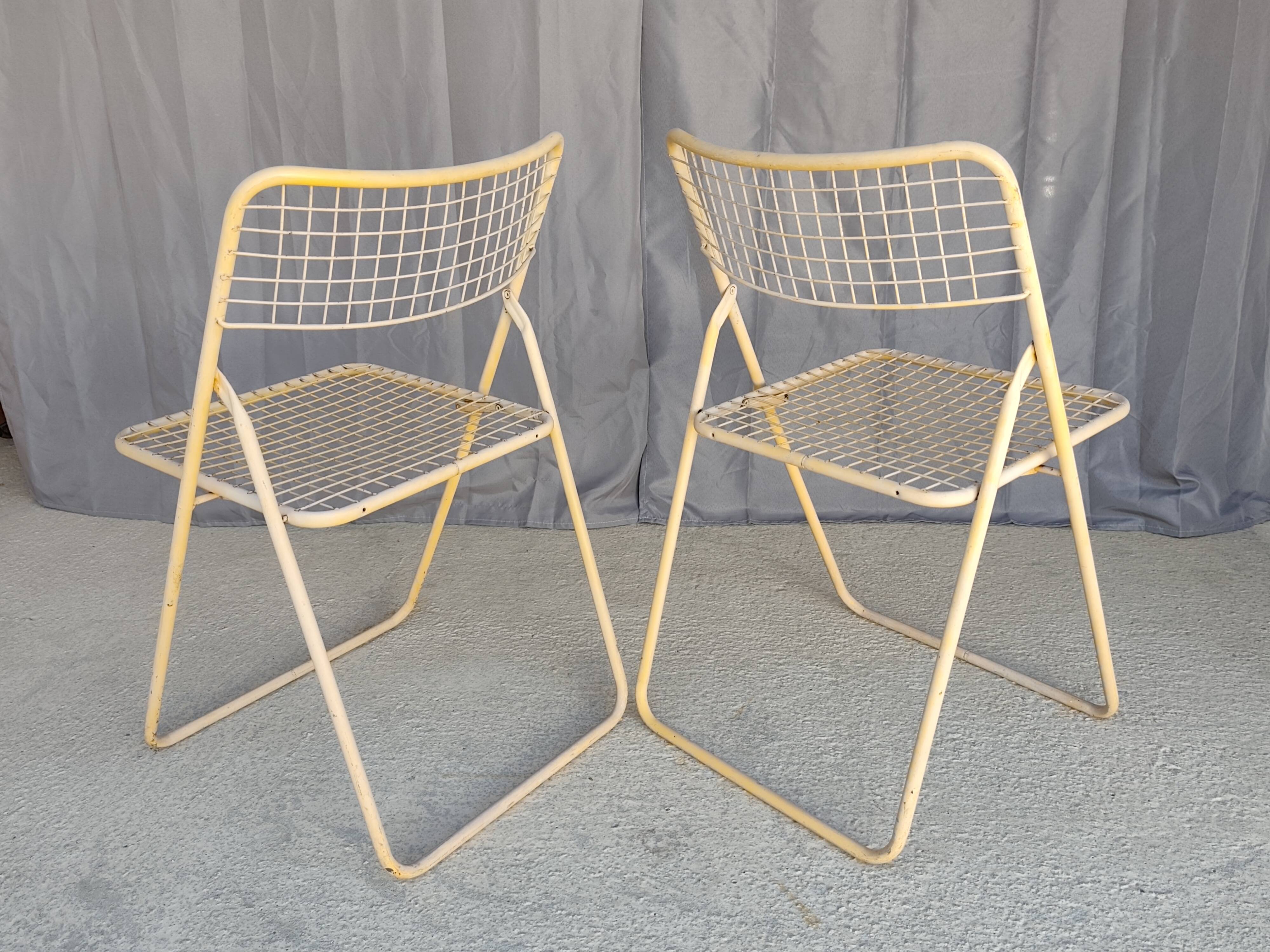 Pair of vintage folding chairs by Niels Gammelgaard