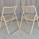 Pair of vintage folding chairs by Niels Gammelgaard