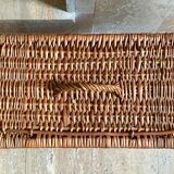 Wicker transport basket, 1960s
