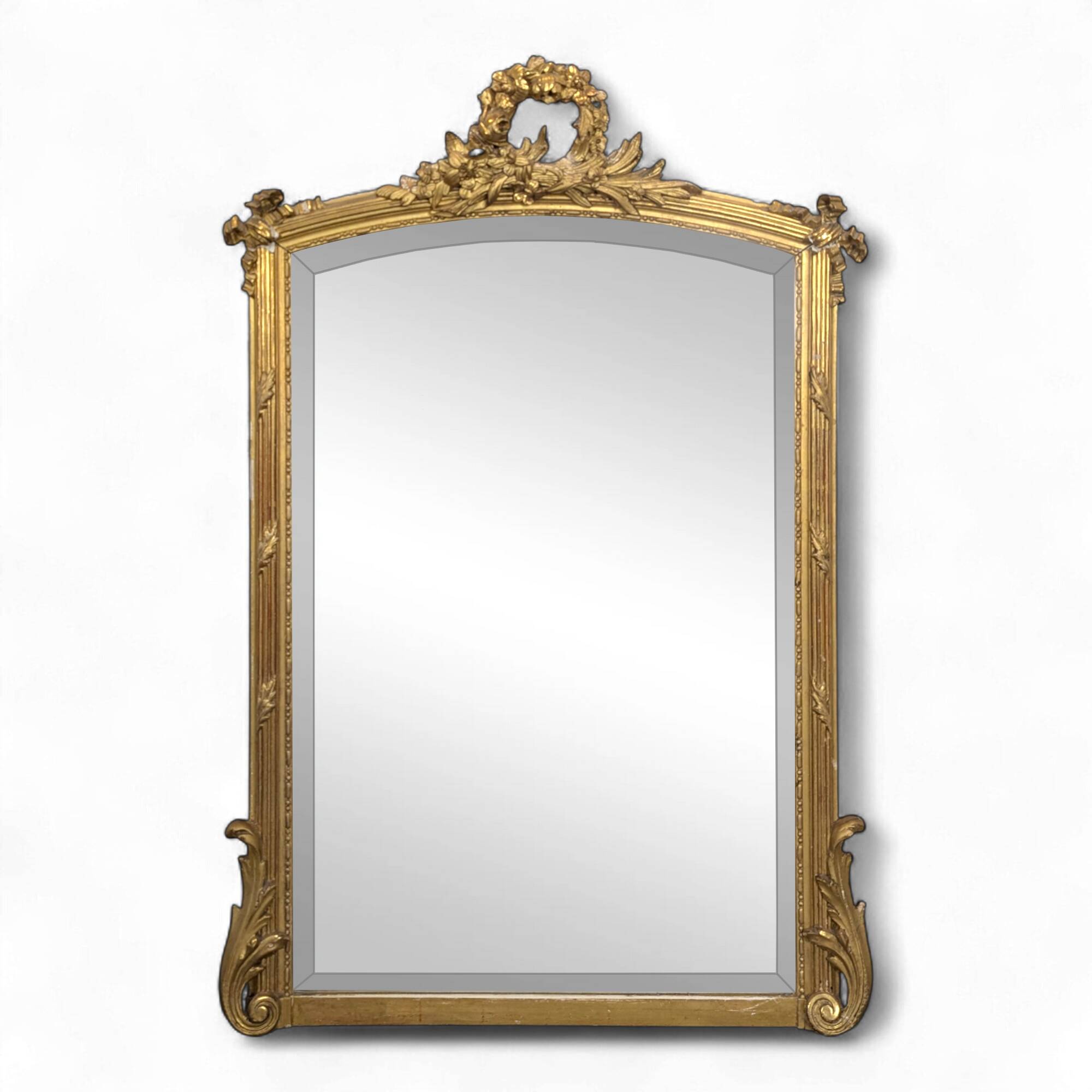 Miroir en bois doré époque Napoléon III