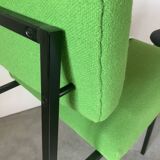 Restored 1901 chair Tonus green, Guermonprez 1959