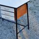 Office of 50/60s in formica base tubes black metal 3 drawers
