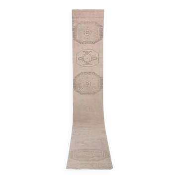 Tapis de couloir turc vintage