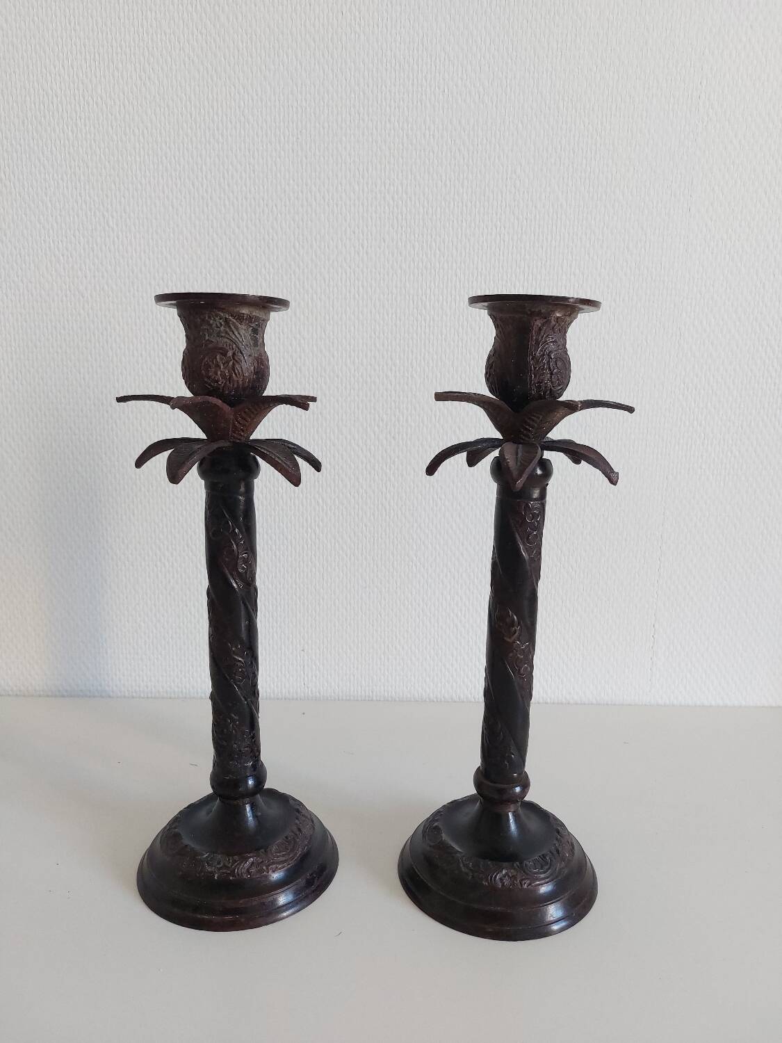 Vintage palm tree chandelier