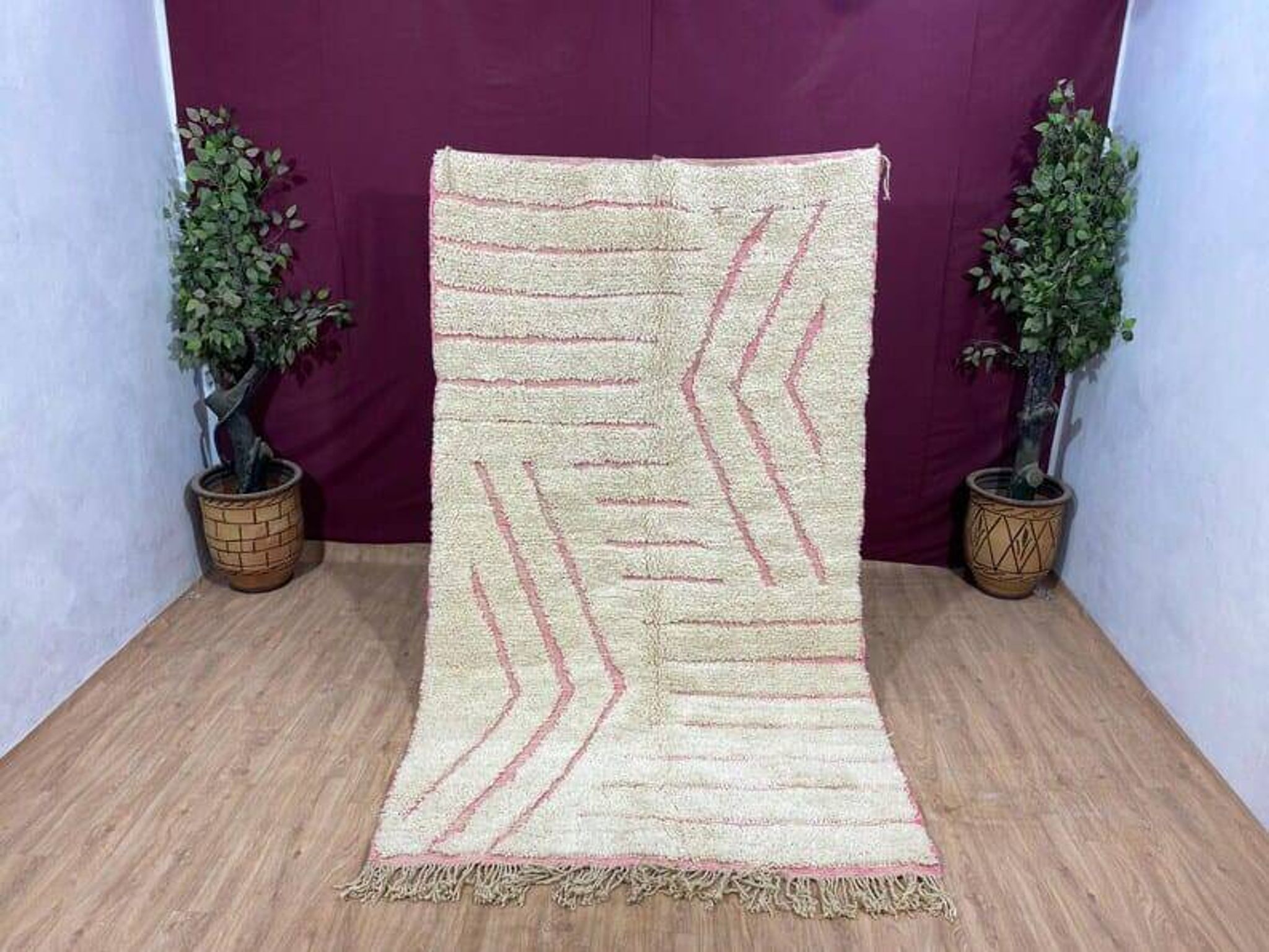 Custom traditional artisan Berber rug size 1.5/2.5 m
