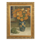 Belgium baroque painting of vase with flowers signed Jos Pas, 1944