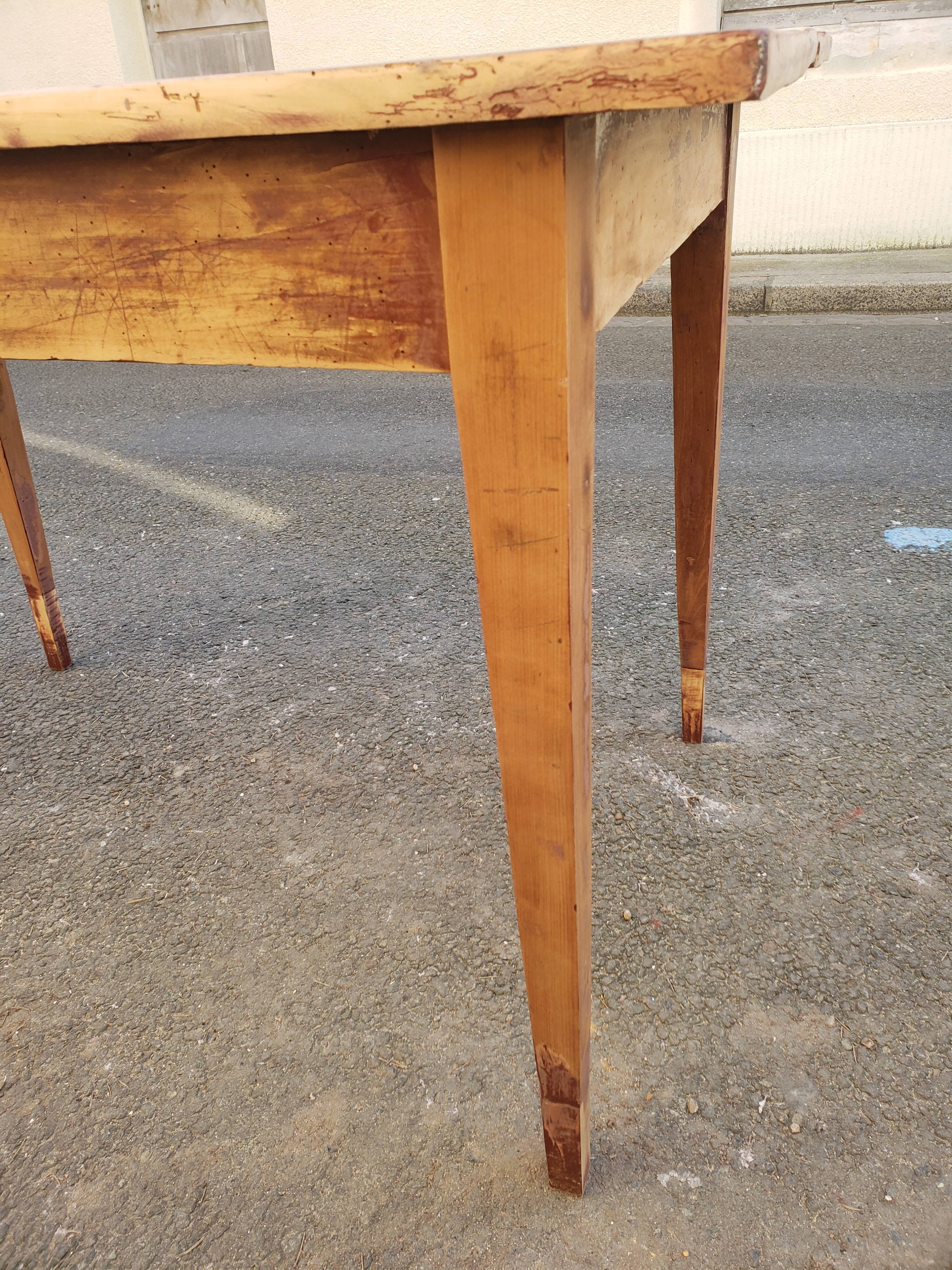 Farm table or "hiss" desk