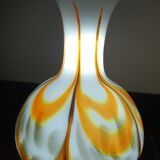 Italian opaline vase murano years 1970