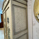 Vosgian wardrobe in painted wood