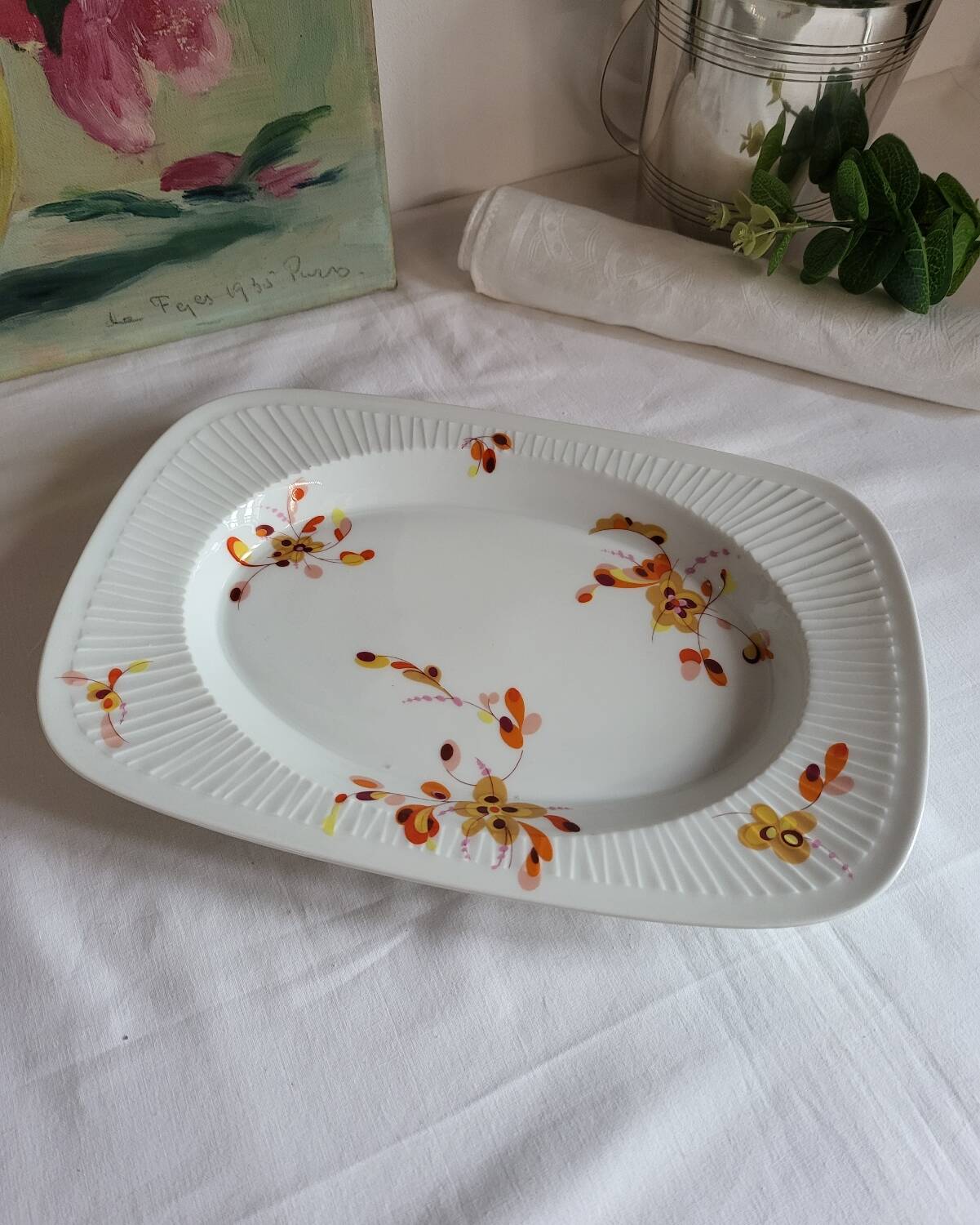 Plat Ravier en Porcelaine Haviland France Limoges