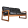 Vintage mid-century sofa solid teak Holstebro MöbelFabrik 1960s