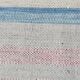 8x12 Light Blue & Off White Large Kilim Rug, 260x361Cm