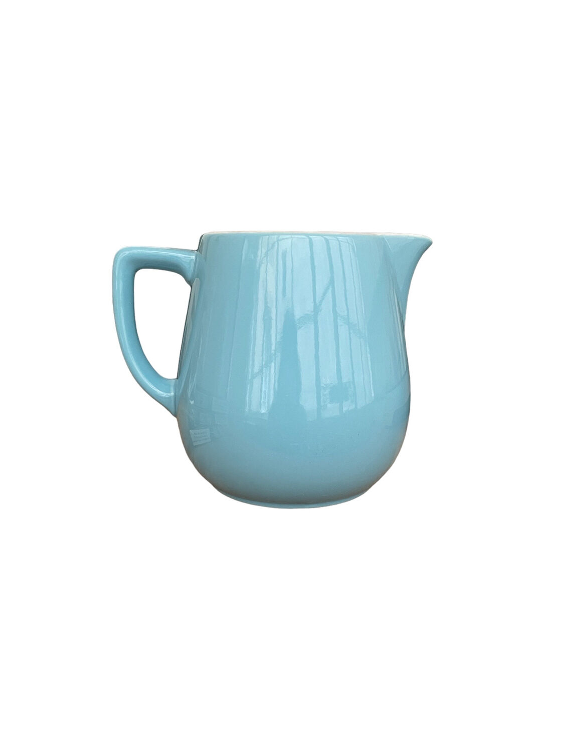 Porcelain pitcher sky blue 60/70s