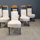 Vintage dining chairs by Giorgetti, 1970s