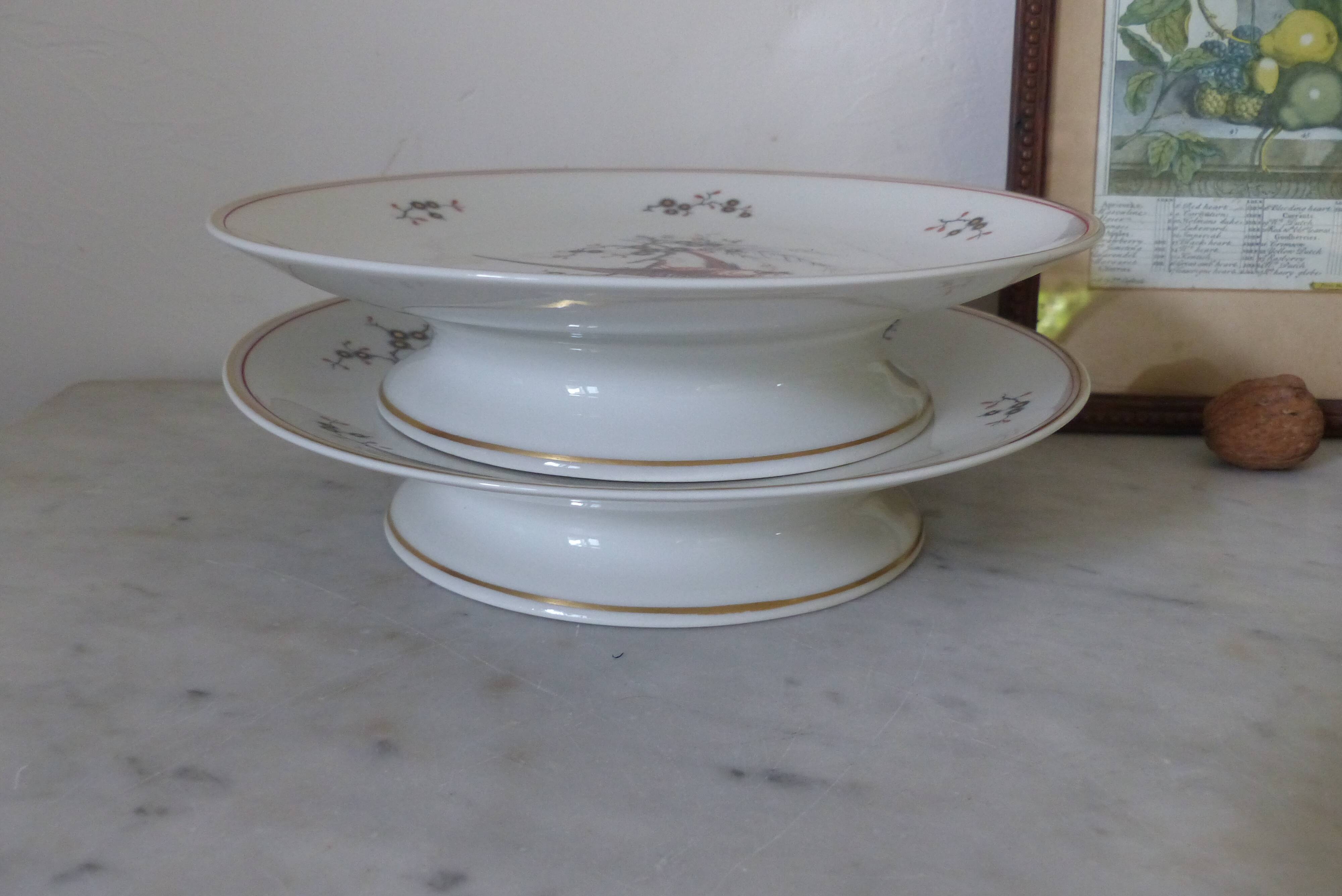 Royal Limoges porcelain compotier dish