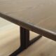 Table en chêne, design danois, années 1970, fabricant : Skovby