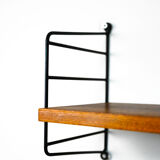 Swedish wooden and metal shelving