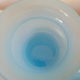 Blue opaline pot