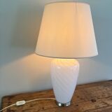 Lampe de table vintage design en verre de Murano