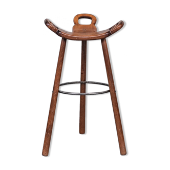 Brutalist mid-century 'marbella' bar stools
