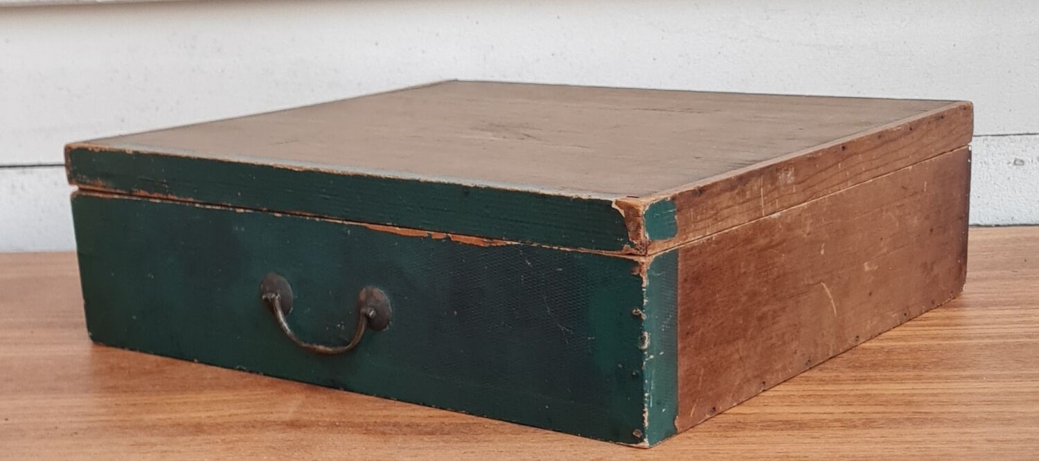 Wooden storage box