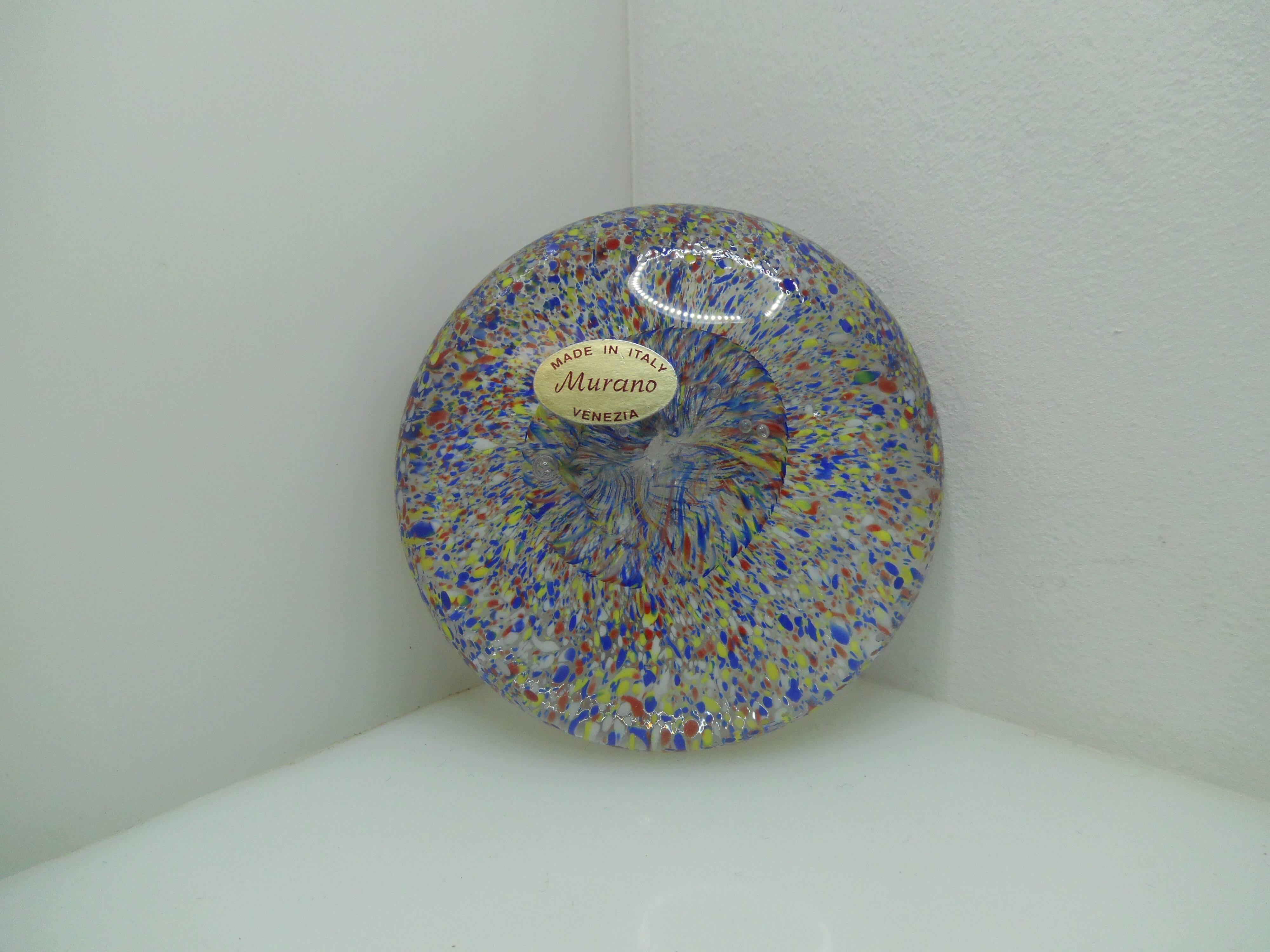 Multicoloured Murano Venezia sandpaperboard