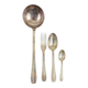 Cutlery set 37 pieces silver metal Art Deco