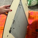 Vintage bathroom double shade mirror