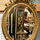 Louis xvi style mirrors in wood and gilded stucco xx century