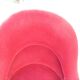 Paire de fauteuils crapaud velours rouge
