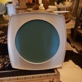 White vintage mirror