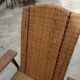 Old rattan armchair
