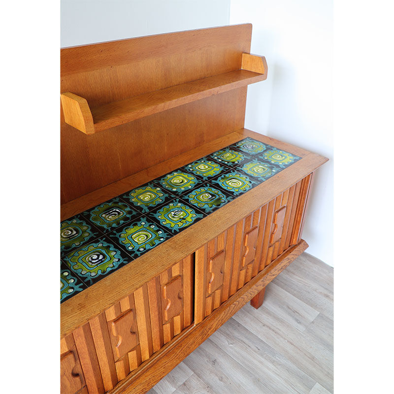 Vintage buffet Guillerme et Chambron edition "Votre Maison" 1960