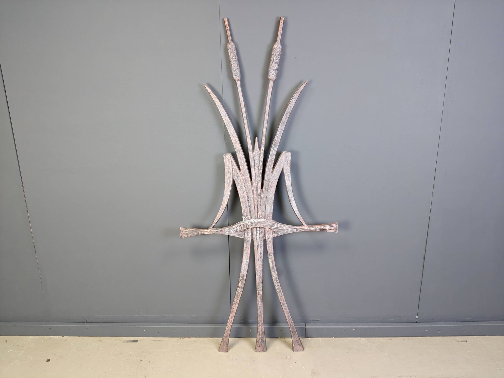 Large brutalist wall sculpture, 1970s - brutalism art