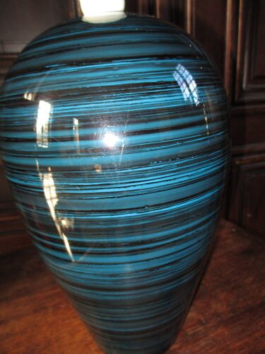 Blue Ceramic Lamp Foot