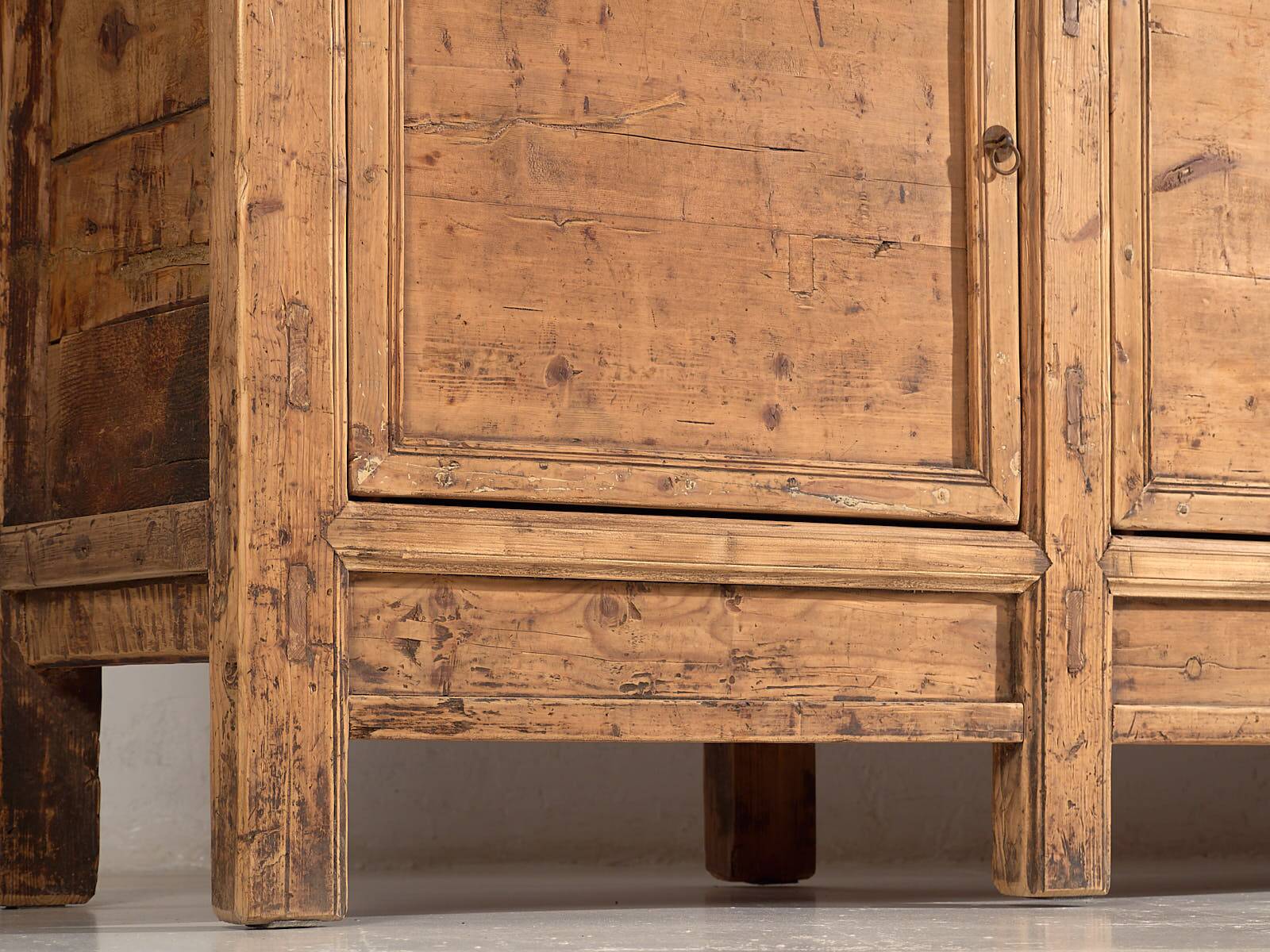 Antique Chinese three-door sideboard (circa 1900) #63