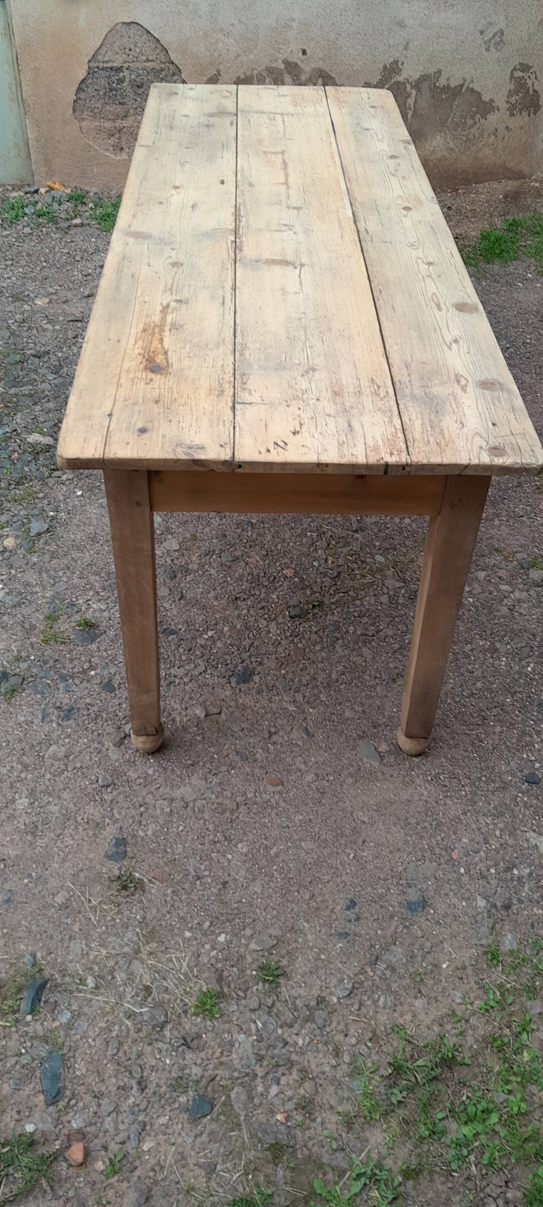 Fir farmhouse table