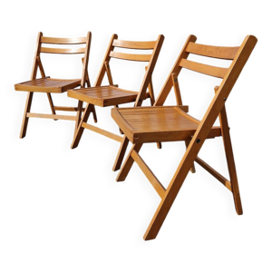 Lot de 3 chaises pliantes