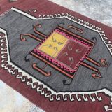 Handmade Large Colorful Hallway Rug