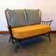 Ercol Springtime mustard yellow sofa