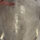Antique engraved crystal carafe – floral decoration – matching Saint-Louis