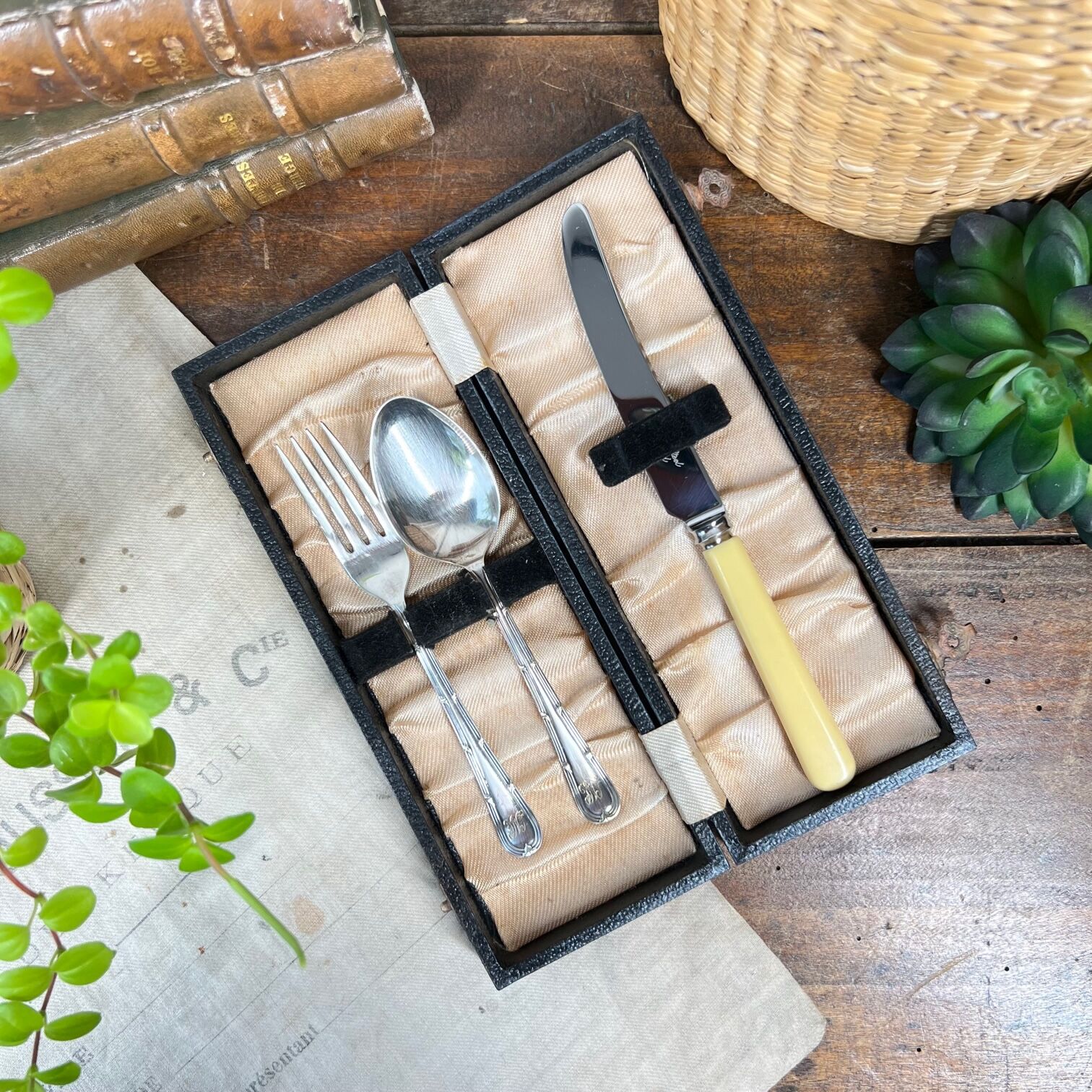 Old English cutlery for children