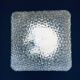 Square Wall Lamp in Glass by RZB Leuchten, 1960s