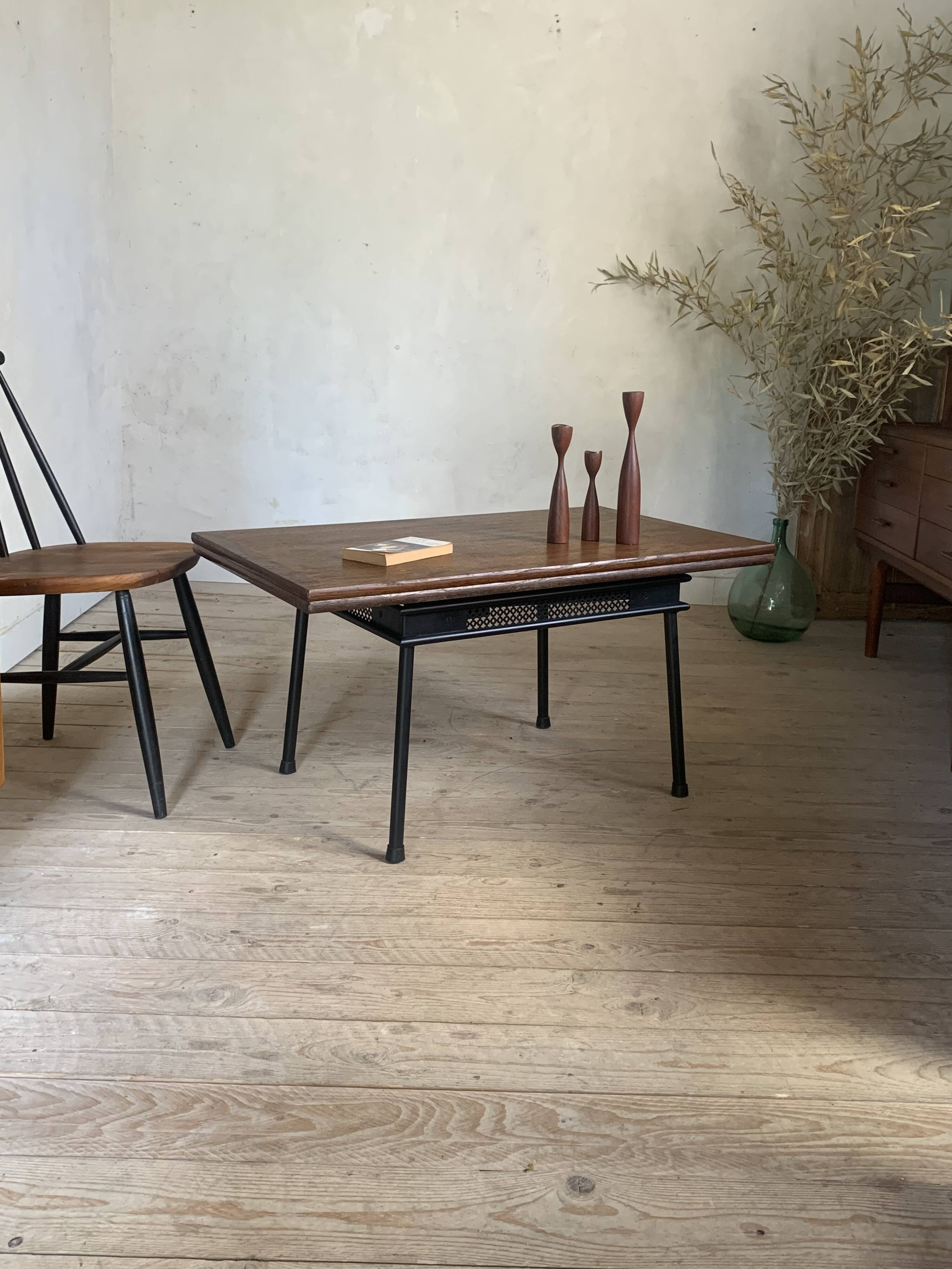 Vintage modular portfolio table in Albert Ducrot style