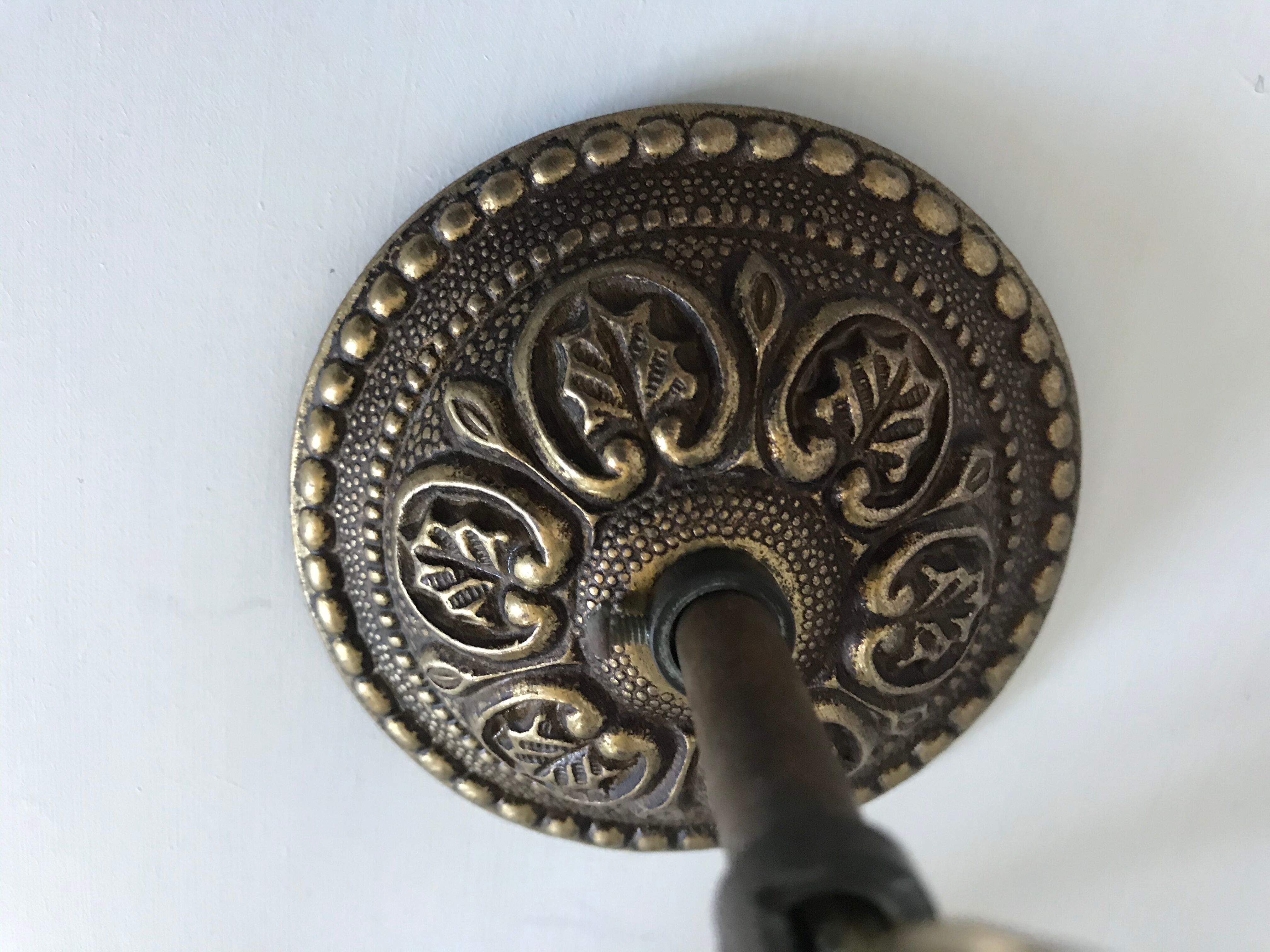 Golden bronze vestibule lantern