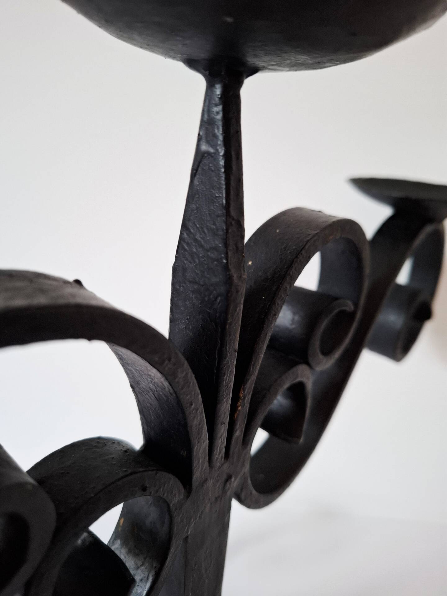 Vintage wrought iron chandelier