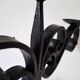 Vintage wrought iron chandelier