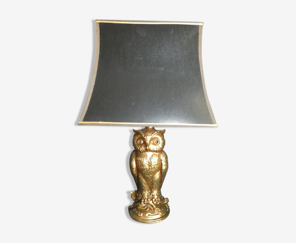 Brass Owl Lamp Deknudt Belgium Circa, Double Table Lamp 1stdibs